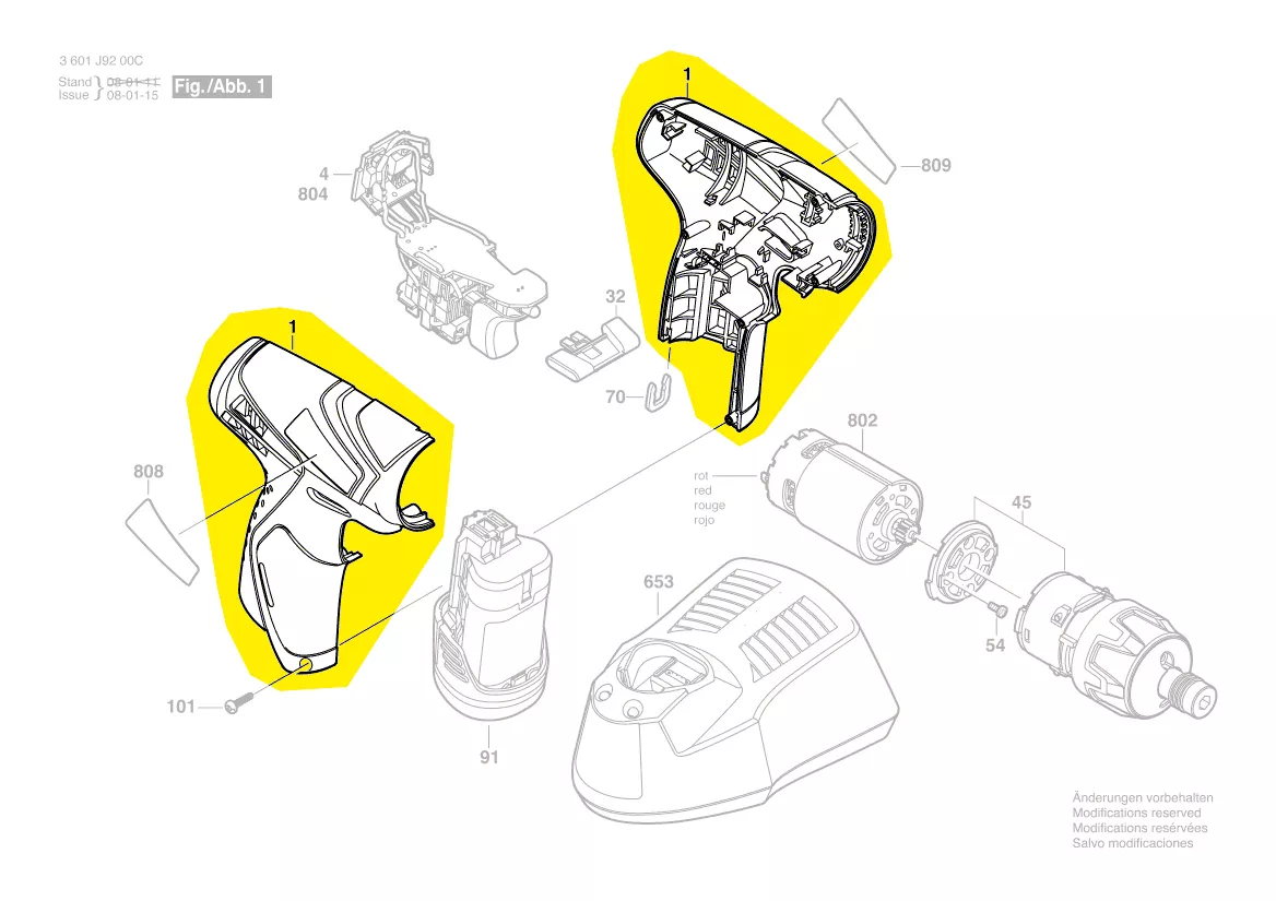 Coquille réf. 2 609 100 564 Bosch